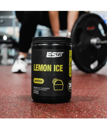 Amino Powder with Electrolytes - BCAA 2:1:1 for Pre & Post Workout | Lemon Ice Flavor | 30 Servings | Tested & Certified - Buy Online on GoSupps.com