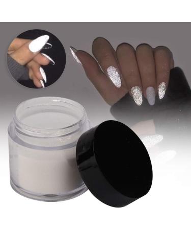 Nail Art Glitter Reflective Powder Sugar Effect Nail Cosmetic Festival Decor Powder Nail Pigment Craft Dust for for Gel Nail Polish Gel and Acrylic Nail (Cream) - Buy Online on GoSupps.com