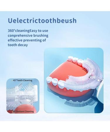 Kids Electric U Shaped Toothbrush Replacement Brush Head Set - 3 Normal & 2 U Shaped Heads for Ages 2-7 | International Shipping Available - Buy Online on GoSupps.com