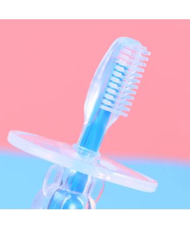 4-Piece Silicone Children's Toothbrush Set | Infant Training Brush & Toy | Earth Tones - Safe & Fun for Teething Babies - Buy Online on GoSupps.com