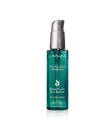 L'ANZA Neem Plant Silk Award Winning Healing Serum, Effortlessly Nourishes, Repairs, and Boosts Hair Shine and Strength for a perfect Silky Look,For All Hair Types (3.4 Fl Oz) Natural 3.40 Fl Oz (Pack of 1)