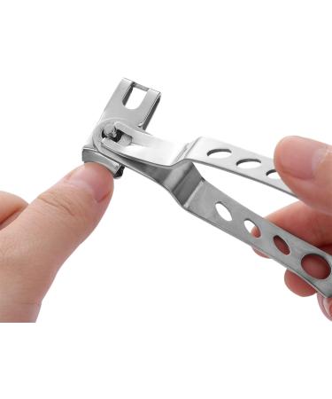 UNbit Nail Clipper Rotary Nail Scissors Long Handle Stainless Steel Trimmer Cuticle Nail Scissors Manicure Pedicure Tool(Color:Schwarz) - Buy Online on GoSupps.com