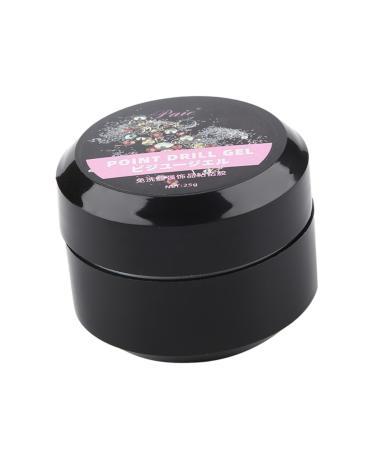 Healeved 1pc Disposable Glue Nail Rhinestone Sticking Gel Rhinestone for Nails Manicure Drill Gel Accessory Nail Diy Drill Glue Gel Adhesive Nail Glue Nail Gel Rhinestones Nail Drill Liquid