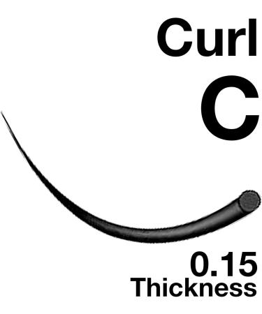 EMILYSTORES Eyelash Extensions - 0.15mm Thickness C Curl Mixed 8-14mm Length | Natural Volume Individual Lash Extensions - Buy Online on GoSupps.com