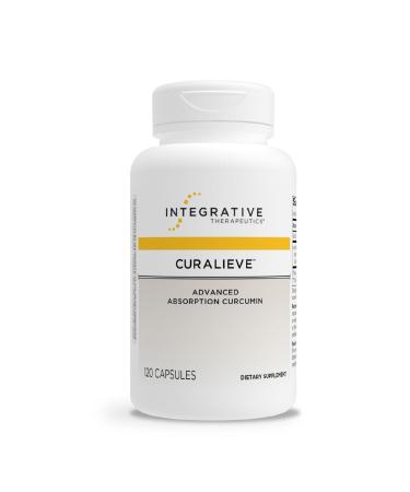 Integrative Therapeutics Curalieve - Curcumin Formula for Antioxidant Support* - High Absorption Curcumin - Vegan Gluten-Free & Dairy-Free - 120 Capsules (60 Servings) 120 Count (Pack of 1)