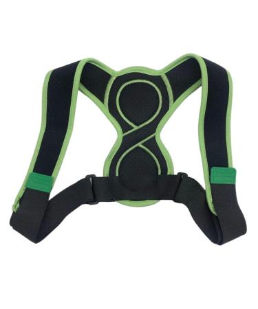 Buy POCREATION 8 Shaped Back Brace - Adjustable Posture Corrector for Adults | Hemp Fiber Support for Neck & Lower Back Relief - Black - Buy Online on GoSupps.com