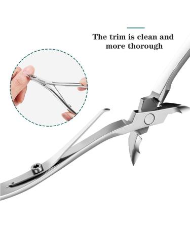 Nail Clipper Wide Jaw Opening Nail Clippers Giant Nail Clipper for Thick Nails Stainless Steel Fingernail and Toenail Clippers Cutter Trimmer for Men Women Seniors Adults - Buy Online on GoSupps.com