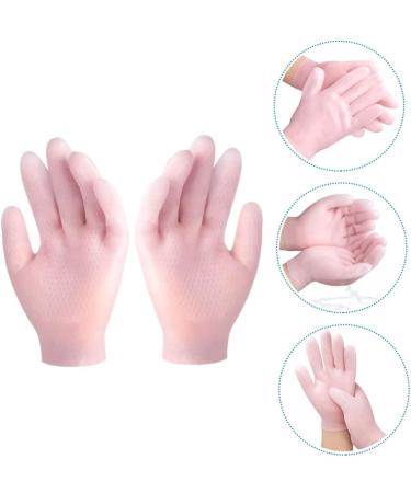 Housoutil 1pair Moisturizing Gloves High Heels for Women Moisturizing Repairing Gloves Oil Paper Face Dry Hand Gloves Girls Glove Cosmetic Nursing Supplies Pink Sebs Women's 21.5x13cm - Buy Online on GoSupps.com