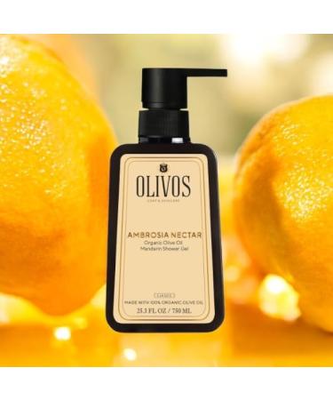 Daspi G da San Tic A OLIVOS Organic Olive Oil Mandarine Shower Gel 750 ml - Buy Online on GoSupps.com