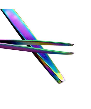 PULABO Professional Eyebrow Tweezers Slanted Tweezers for Hair Removal Durable