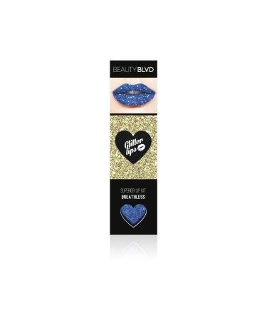 BEAUTYBLVD Glitter Lips | Glitter Lip Kit | Waterproof & Smudge Proof | Long Lasting | Cruelty Free (Breathless)