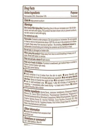 Deep Tanning Dry Oil Clear Spray Sunscreen SPF 4 - 6 fl oz (2 Pack) | Best International Shipping - Buy Online on GoSupps.com