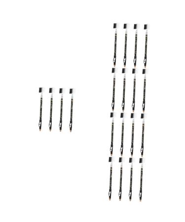 FOMIYES 20 Pcs Two-in-one Eyebrow Pencil Lady Tools Eyelash Tool Beautiful Eyebrow Pencils Lasting Girl 1 count (Pack of 1) Assorted Colorx5pcs