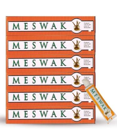 KERALA NATURE - Meswak Ayurvedic Toothpaste - 100 g - Pack of 6