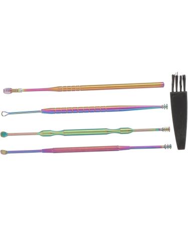 DEARMAMY 2sets Ear Wax Removal Kit Ear Cleaning Tool Portable Design for Gentle and Wax Removal for Adults - Buy Online on GoSupps.com