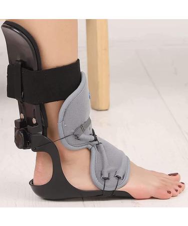 Foot Drop Orthosis & Plantar Fasciitis Splint - Adjustable Ankle Brace for Effective Arch Pain Relief - Breathable & Perforated - Left Small Size - Buy Online on GoSupps.com