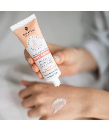 BEE and YOU Ultra Hydrating Natural Hand Cream Fast Absorbing & Extra Protection with Shea Butter Vitamin B5 Raw Honey and Bee Propolis 1.69 fl. oz  - Buy Online on GoSupps.com