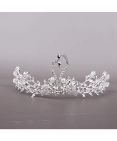 Beaupretty Hair Accessories Wedding Dress Headband Miss White Swan Crown - Buy Online on GoSupps.com