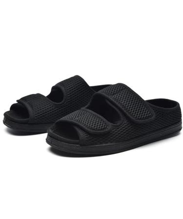 HDGZ Diabetic Shoes for Elderly Swollen Feet Adjustable Large Size Walking Shoes Non Slip Sneakers for Swollen Feet Edema Width 9 Wide Women