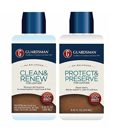 Guardsman Leather Care Bundle: Leather Cleaner and Leather Protector - Buy Online on GoSupps.com