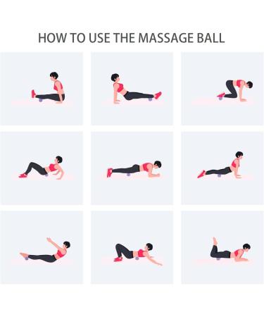 Happystream Hard Peanut Massage Ball - Double Lacrosse Deep Tissue Roller for Physiotherapy & Muscle Relaxation - Buy Online on GoSupps.com