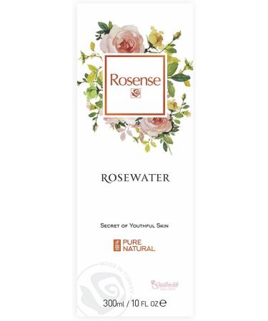 100% Pure Natural Vegan Turkish Rosewater 300ml/10 oz - Hydrating Face Toner - Buy Online on GoSupps.com