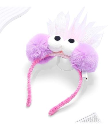 Funny Headband Crazy Light up Silly Hairband Purple Monster Headbands Quirky Plush Birthday Headwear Festival LED Sparkly Themed Party Holiday for Children Teens Adult - Buy Online on GoSupps.com