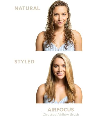 InStyler Airfocus Hot Brush | Ceramic Heated Styling Tool for Effortless Hair Styling - White - Buy Online on GoSupps.com