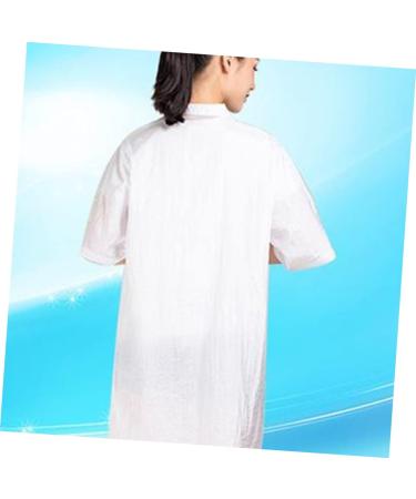 minkissy Hair Hair dye Short Sleeve Salon Vest Hair Stylist Jacket Custom Barber Jackets Salon Jacket pet Hair dye Woman Hair Dye Clothes Work Cloth Men and Women White Baking Oil - Buy Online on GoSupps.com