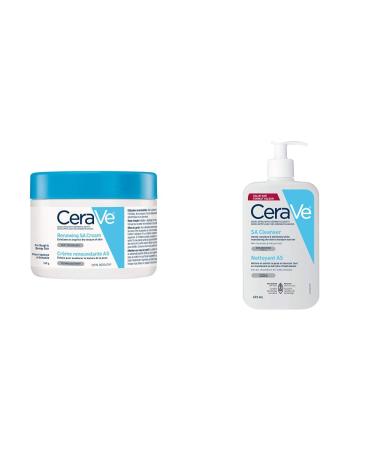 CeraVe Renewing SA Cream 340g + CeraVe Salicylic Acid Cleanser (Series SA Smoothing BHA)