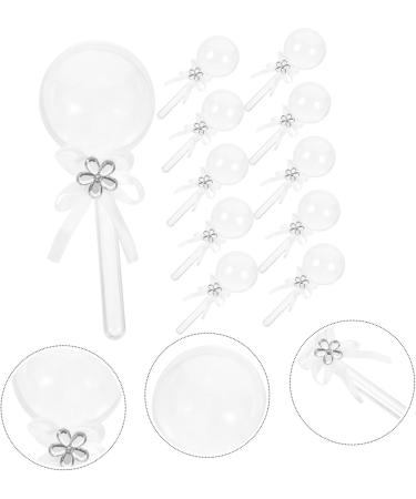 KALLORY 12pcs Fairy Stick Candy Box Christmas Sto Candy Containers for Wedding Party Candy Case Box 14X6X6CM Transparent - Buy Online on GoSupps.com