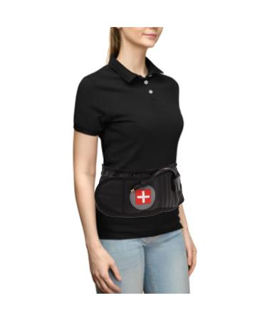 Decompression Belts | Inflatable Lumbar Support for Back Pain Relief | Comfortable All-Day Wear - Buy L Black-Silver Air Pump - Buy Online on GoSupps.com