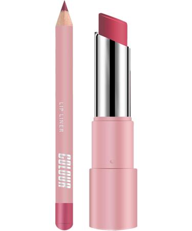 Moisturizing Lip Balm | Tinted Lipstick | Waterproof Matte Balm Long-Lasting Non-Sticky for Cold Winter Care and Daily Makeup - Buy Online on GoSupps.com