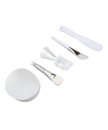 5-in-1 Face Mask Mixing Bowl Set - DIY Facial Skincare Kit with Silicone Brush Spatula & Measuring Tools for Perfect Face Masks - Buy Online on GoSupps.com