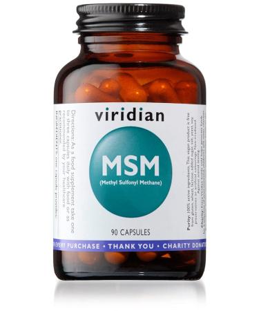 Viridian MSM (Methyl Sulfonyl Methane) Capsules 90 - Buy Online on GoSupps.com