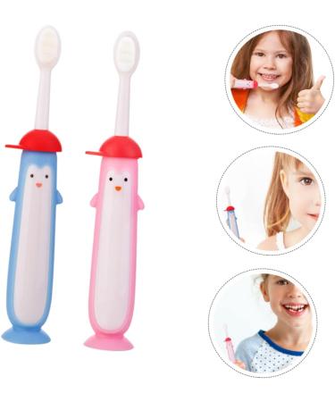 Housoutil 2pcs Children's Toothbrush Set - Safe PP Accessories for Toddlers | International Shipping Available - Buy Online on GoSupps.com