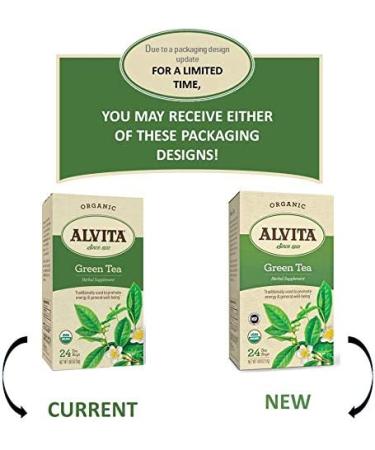 Alvita Organic Green Tea - 24 Bags x 3 Pack | Premium Quality & Healthy Brew - Buy Online on GoSupps.com