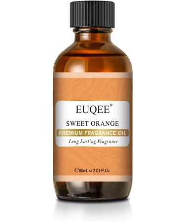EUQEE Sweet Orange 60ml Premium Grade Aromatherapy Fragrance Oil for Home Diffusers and DIY Candle Making - Buy Online on GoSupps.com