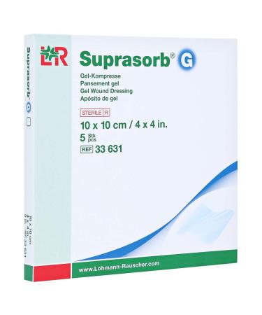 SUPRASORB G gel compress 10x10 cm 5 pieces