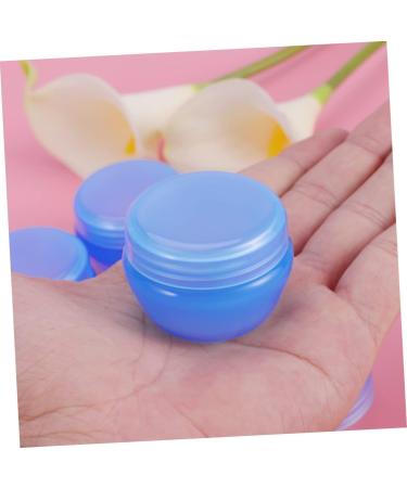Beaupretty Travel empty plastic jar empty clear plastic sample containers small cosmetic sample containers 20g cosmetic containers make up container jar Mini Plastic Jars vial travel Cream Blue medium - Buy Online on GoSupps.com