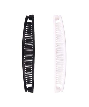 Minkissy 10-Piece Banana Hair Ponytail Holders & Hair Claw Set for Women | Stylish Fish Shape Combs for Daily & Party Use - Buy Online on GoSupps.com