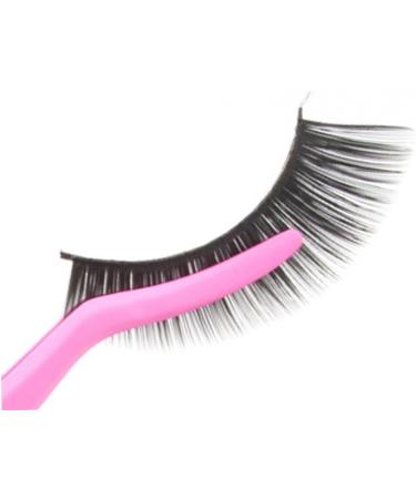 Didiseaon Lash Tweezers Fake Eyelashes Tweezers Eyelashes Dedicated Clips Tweezers for Makeup Special Clip Stainless Steel Pink 14.5*2.8*1.2cm Pink - Buy Online on GoSupps.com