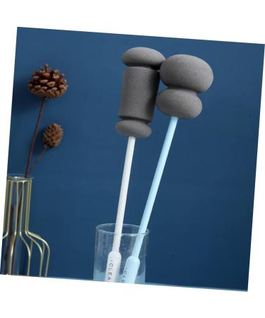 Solustre 4-Piece Bottle Brush Set - Long Handle Cleaning Brushes for Water Bottles Glass Baby Bottles & Household Scrubbing - Buy Online on GoSupps.com
