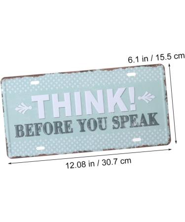 Levemolo Emblems Vintage Signs Iron Sign Painting Antique Signs Tin Signs License Plate Metal Iron Painting - Buy Online on GoSupps.com