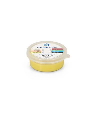 AFH Therapy Knete Mini finger trainer Hand trainer |Therapy clay |Attention: 15 g of jars |8 Strengths Resistance Means soft yellow