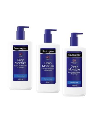 Neutrogena Deep Moisture Sofort Body Lotion 400ml (Pack of 3)