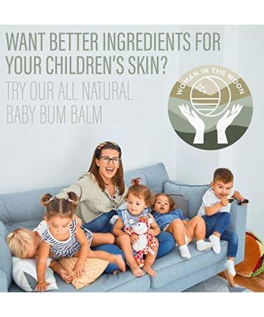Organic Baby Bum Balm | Woman In The Moon - Natural Skin Care for Sensitive Little Bums | Moisturizing Balm for Healthy Skin - Buy Online on GoSupps.com