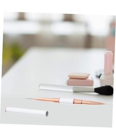 minkissy Pull Line Nail Art Pen Practical Marking Pen Nail Pen Eyebrow Mark Pens Nail Painting Drawing Pens Fine Tip Nail Art Nail Paint Brush Manicure Painted White Metal Brush Set - Buy Online on GoSupps.com