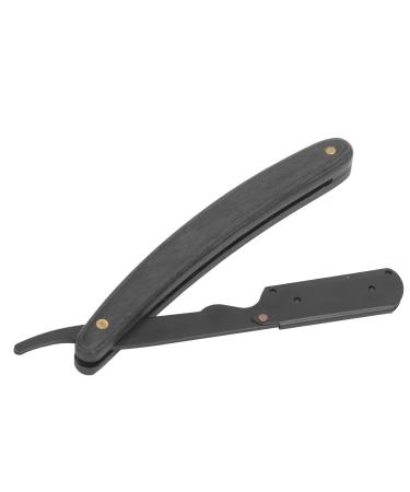 Professional Manual Beard Knife Holder - Ergonomic Wooden Stand for Men | Portable Beard Care Essential - Buy Online on GoSupps.com