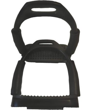 Tula-Toys 12cm Safety Metal Joint Stirrups for Horses - Black | International Shipping Available - Buy Online on GoSupps.com